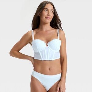 Auden White Lace Bustier